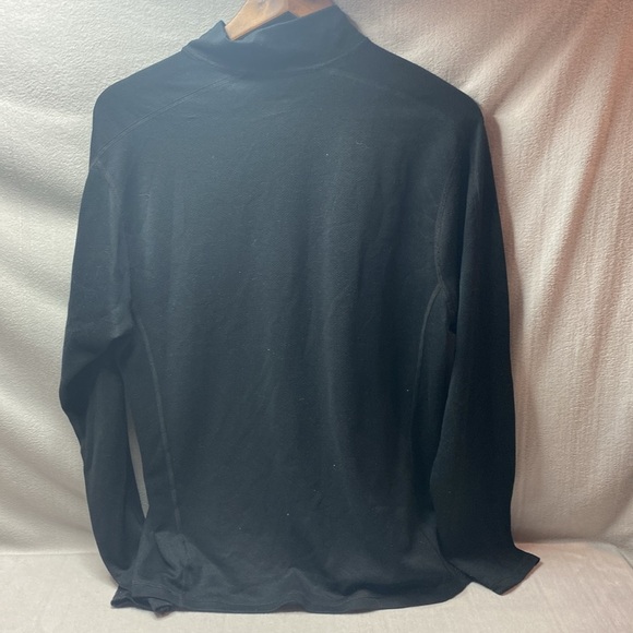 Marmot Black 1/4 zip pull over P90540-3rd-VDO size large - Picture 2 of 4